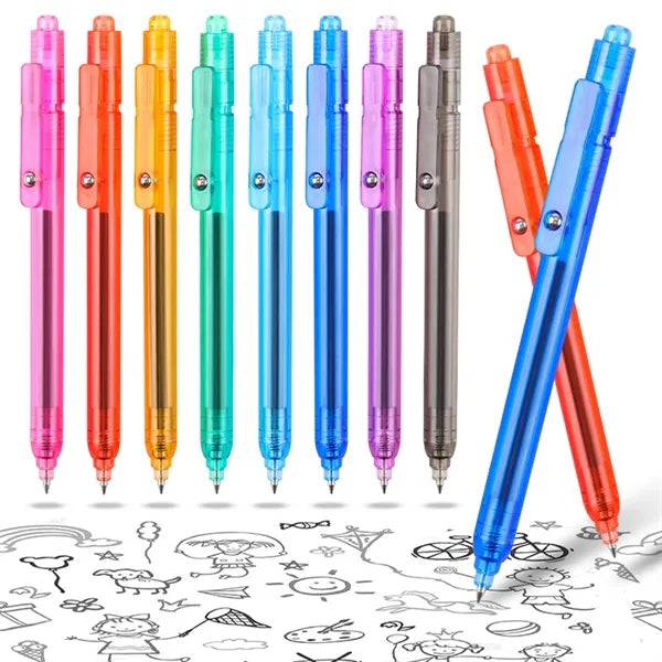 8-Pack of 0.5mm Ballpoint Pens
