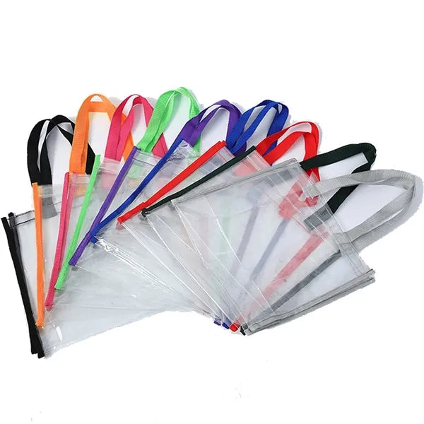 Simple Design Transparent PVC Tote Bag