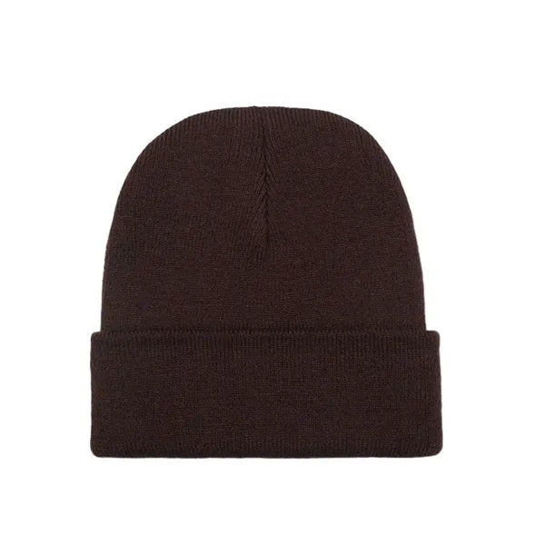 Thermal Acrylic Knitted Cap Beanie for Autumn and Winter