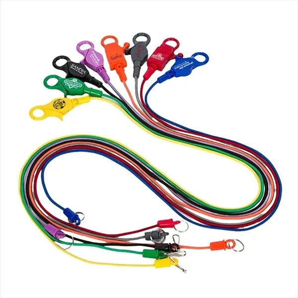 Lobster Clasp Spring Rope Casino Chip Lanyard