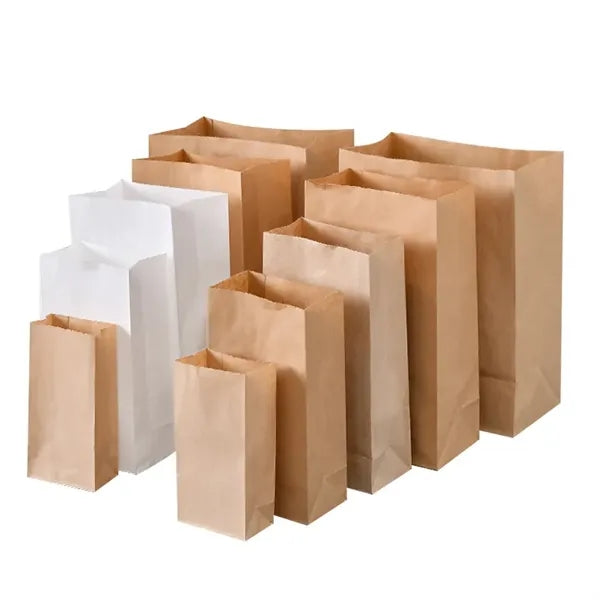 Customization oil-proof Kraft Paper sqaure Bags