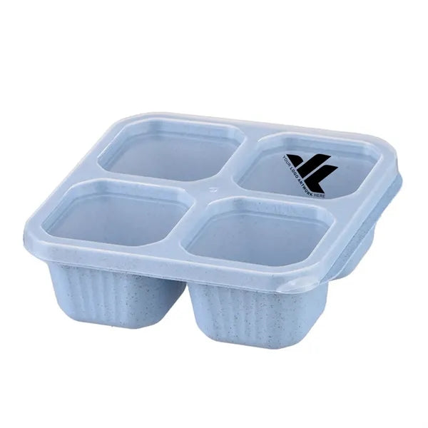 Bento box with four compartments