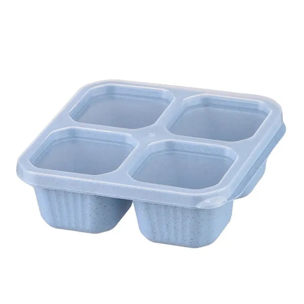 Bento box with four compartments