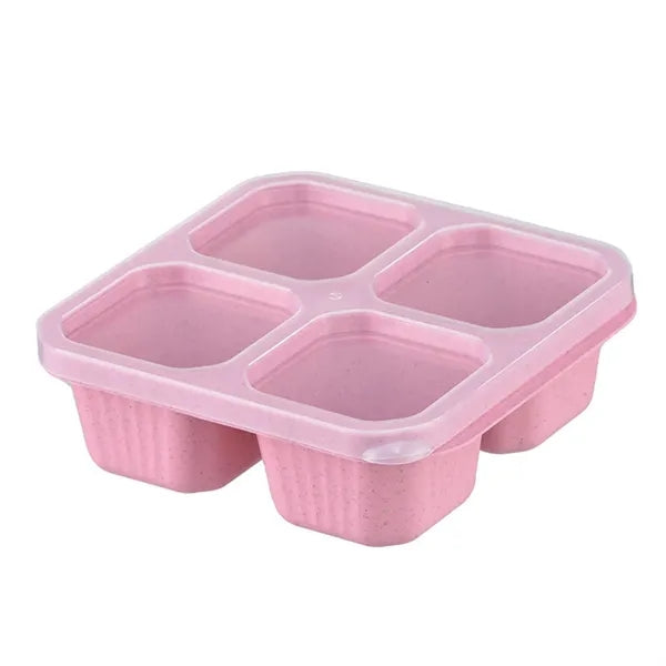 Bento box with four compartments