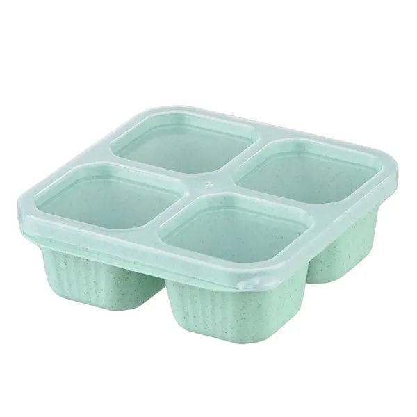 Bento box with four compartments