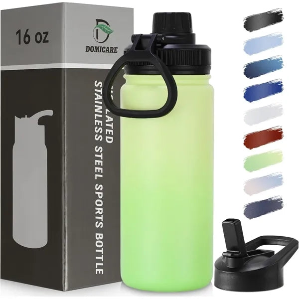40oz Ombre Stainless Steel Water Bottle with Straw Handle