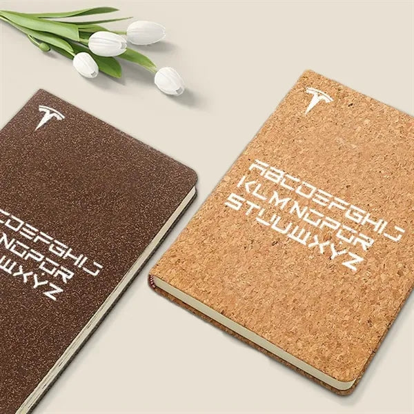 2026 Eco-Friendly Daily Planner Notebook with Cork Cover