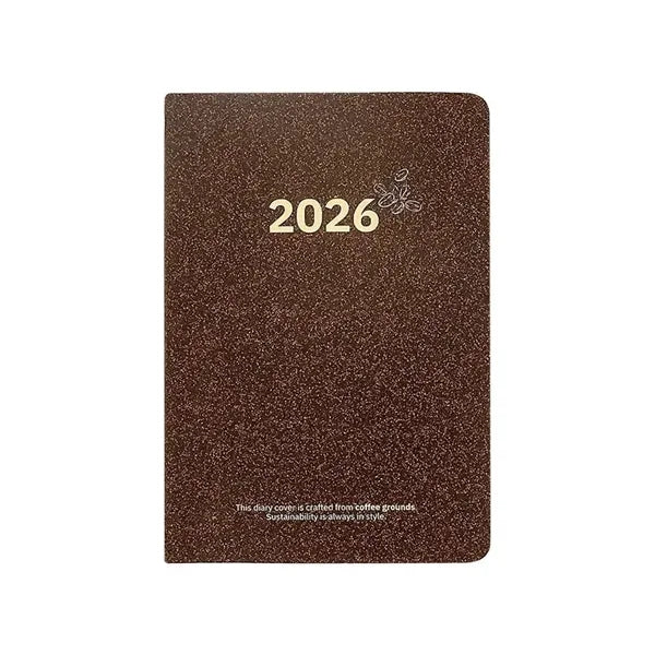 2026 Eco-Friendly Daily Planner Notebook with Cork Cover
