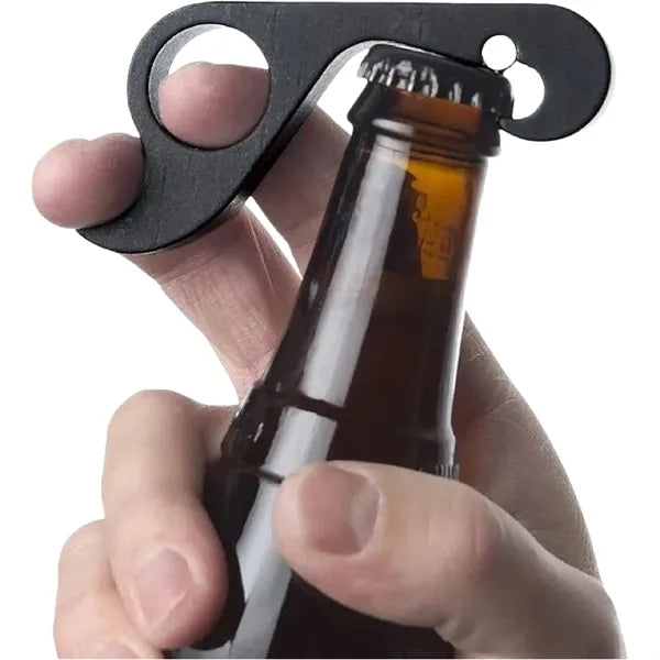 EDC Metal Bottle Opener Finger Grip Keychain Tool