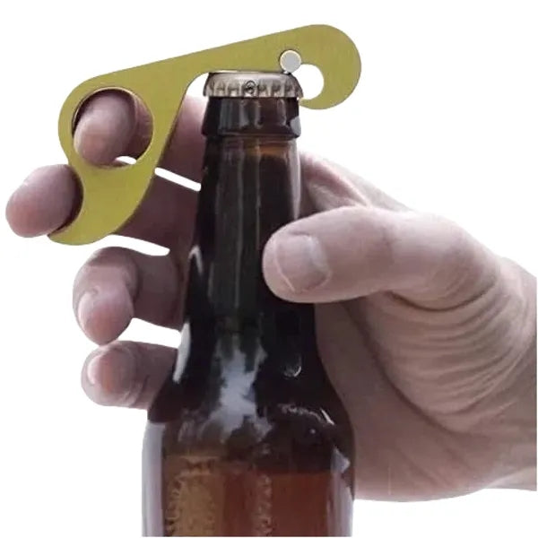 EDC Metal Bottle Opener Finger Grip Keychain Tool