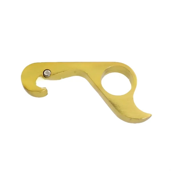 EDC Metal Bottle Opener Finger Grip Keychain Tool