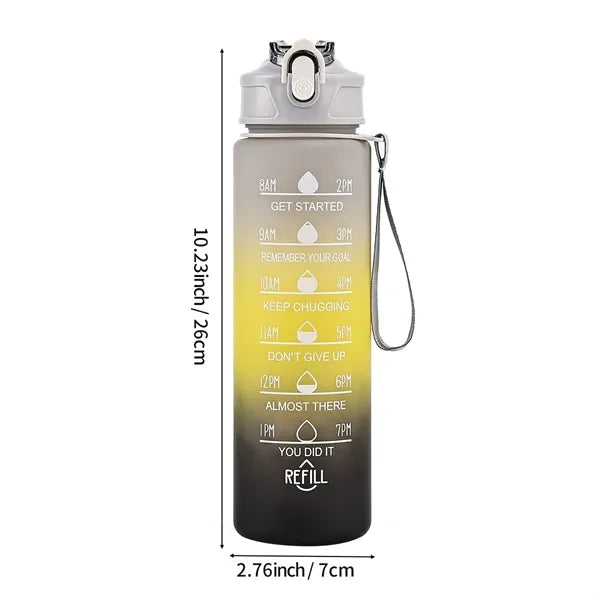 750ML Motivational Sports Water Bottle