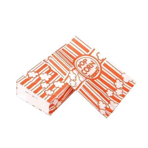 Flat Paper Bottom Popcorn Bags