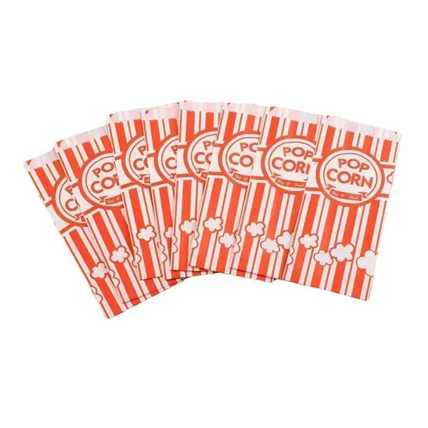 Flat Paper Bottom Popcorn Bags