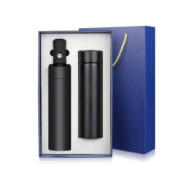 Umbrella and Smart Insulated Cup Set