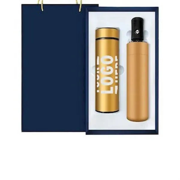 Umbrella and Smart Insulated Cup Set