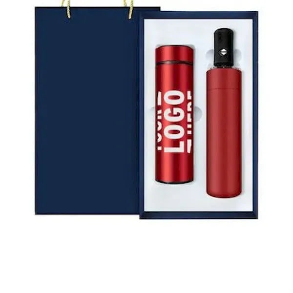 Umbrella and Smart Insulated Cup Set