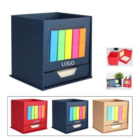 Sticky Note Pen Box Square