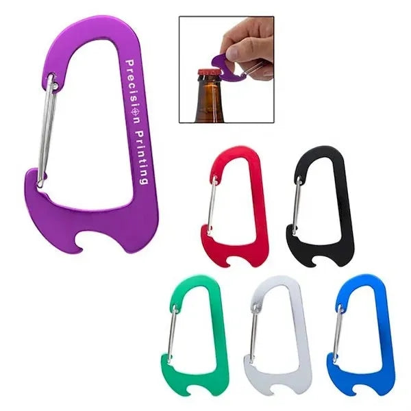 Aluminum Carabiner Bottle Opener