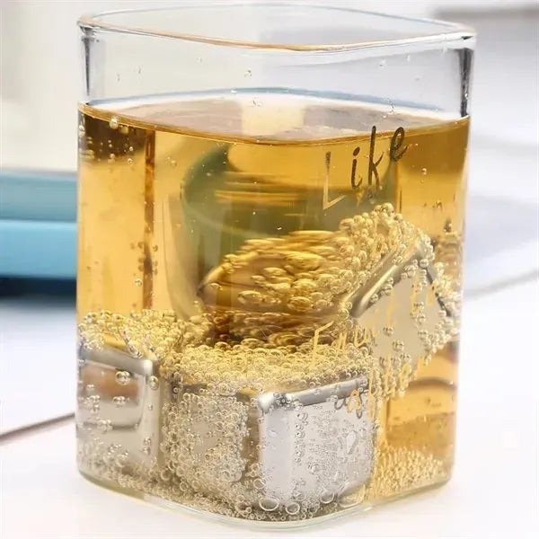 6 Pcs Stainless Steel Ice Cube Set
