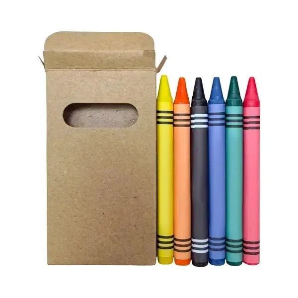Canvas Tote Bag with Crayons
