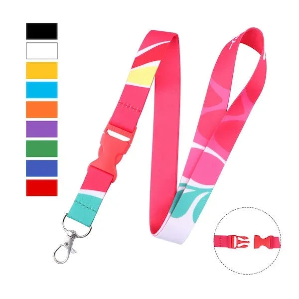 3/4" Detachable Lanyards Keychain