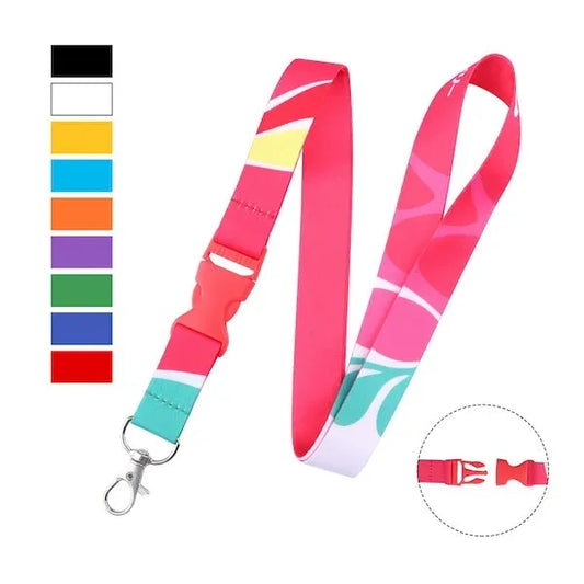 3/4" Detachable Lanyards Keychain