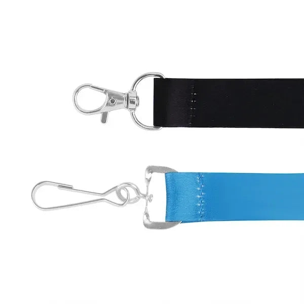 3/4" Polyester Lanyards For ID Badges W/ Metal Swivel Clasp