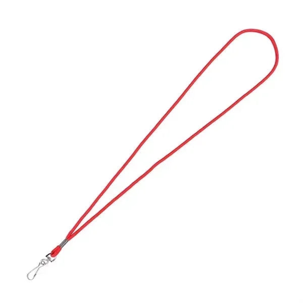 1/5" Nylon Colorful Lanyards W/ Swivel J Hook