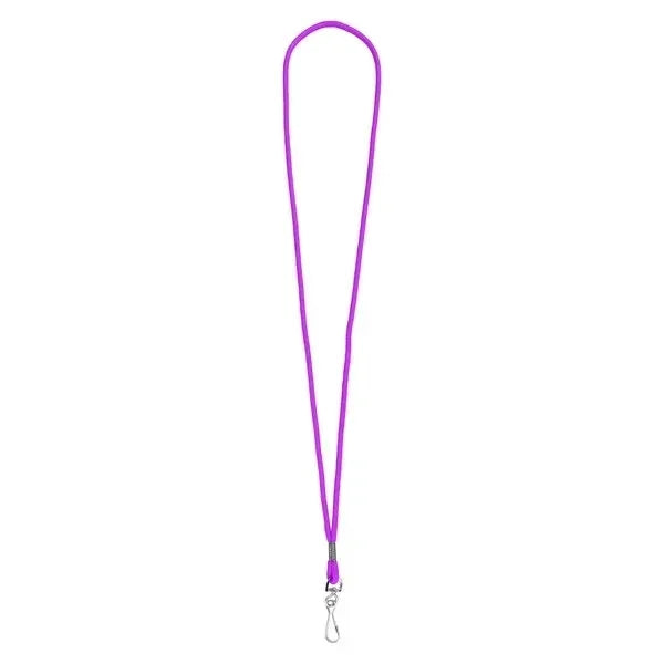 1/5" Nylon Colorful Lanyards W/ Swivel J Hook