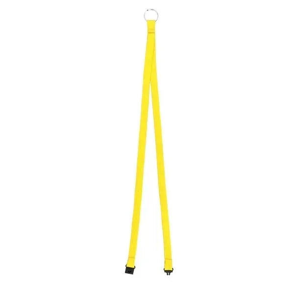 0.4" Silkscreen Polyester Lanyard with Split Ring