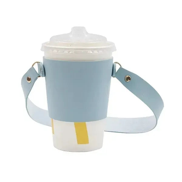 Leather Anti-Scald Water Bottle Sleeve