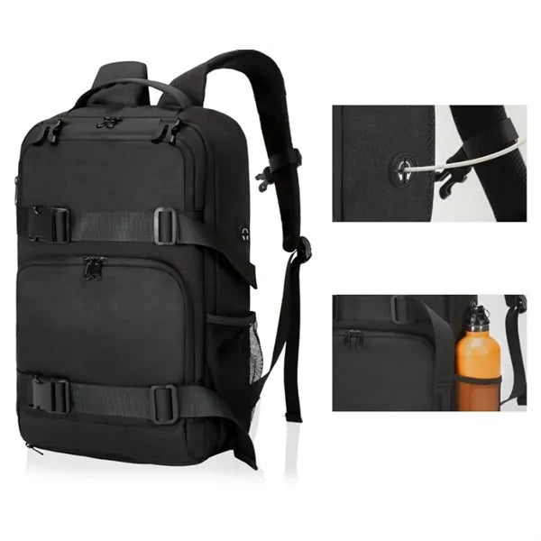 Multifunctional Skateboard Backpack with Straps