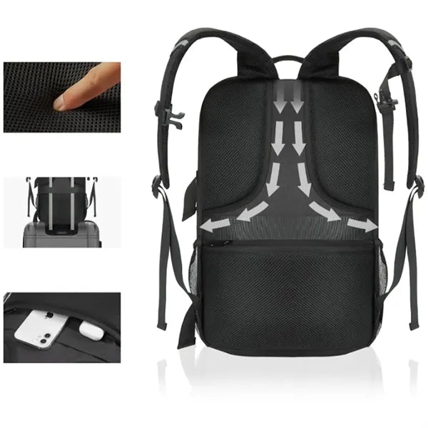 Multifunctional Skateboard Backpack with Straps