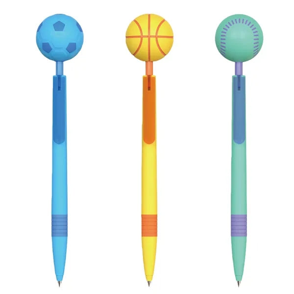 Novelty Ball Pen With Spinning Fidget Top For Stress Relief