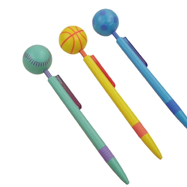 Novelty Ball Pen With Spinning Fidget Top For Stress Relief