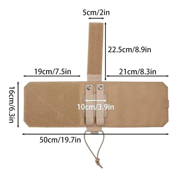 Tactical MOLLE Water Bottle Pouch with Strap