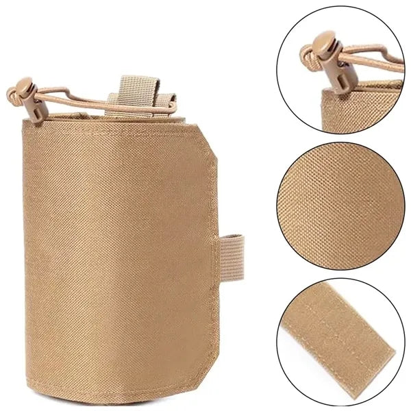 Tactical MOLLE Water Bottle Pouch with Strap