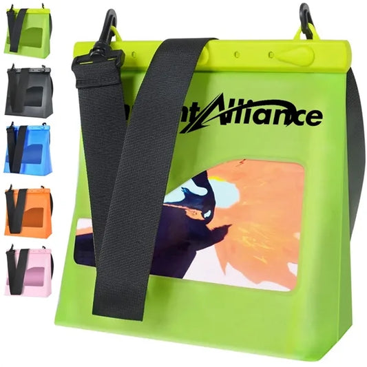 Waterproof Tote Shoulder Bag with Custom Print Area