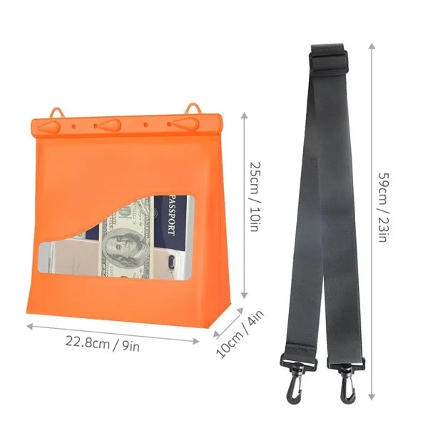 Waterproof Tote Shoulder Bag with Custom Print Area