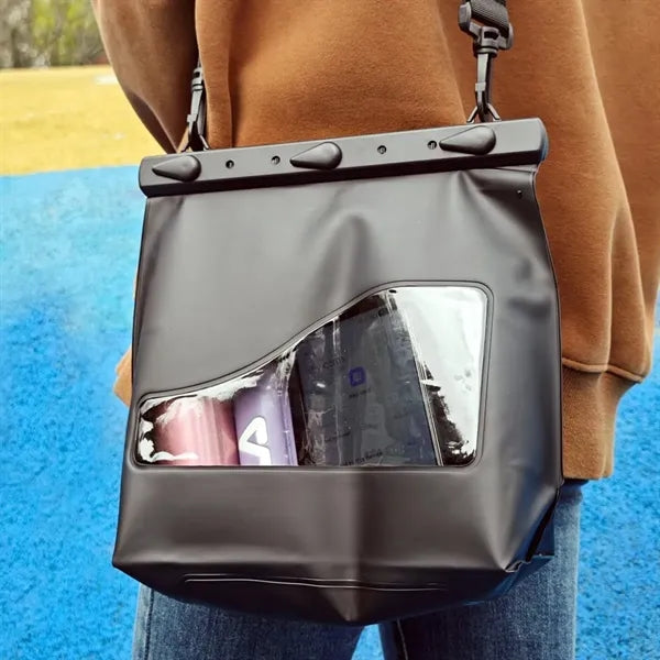 Waterproof Tote Shoulder Bag with Custom Print Area