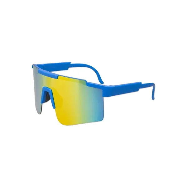 UV400 Athletic Mirror Sunglasses