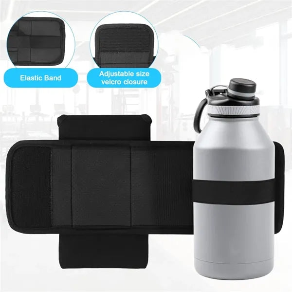 Magnetic Insulated Bottle Sleeve with Storage Pocket
