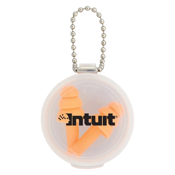 Silicone Earplug Keychain
