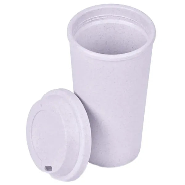 18 oz. Double Wall Bamboo Fiber Travel Cup
