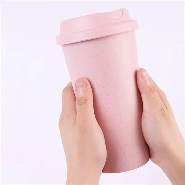 18 oz. Double Wall Bamboo Fiber Travel Cup
