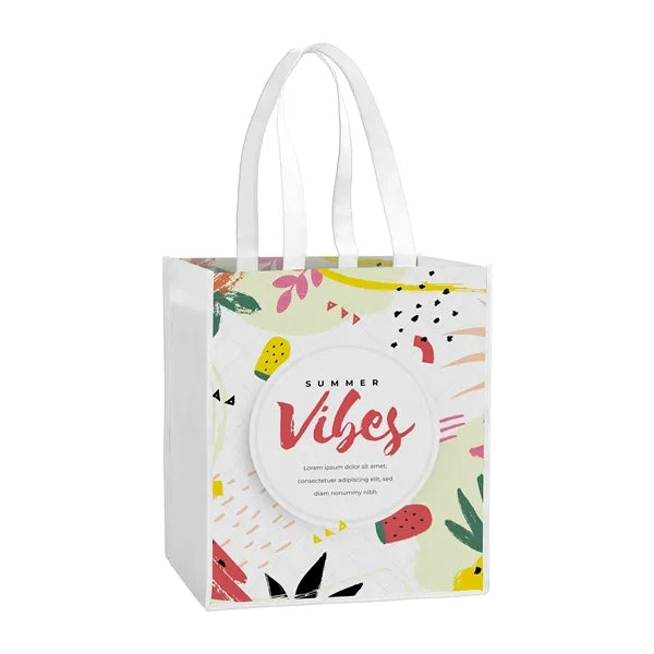Laminated Non-Woven Tote Bag ( 13" X 15" X 10" )