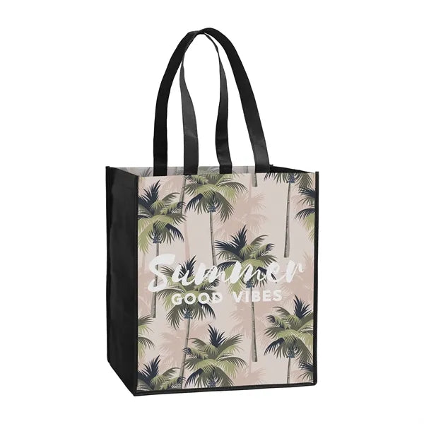 Laminated Non-Woven Tote Bag ( 13" X 15" X 10" )