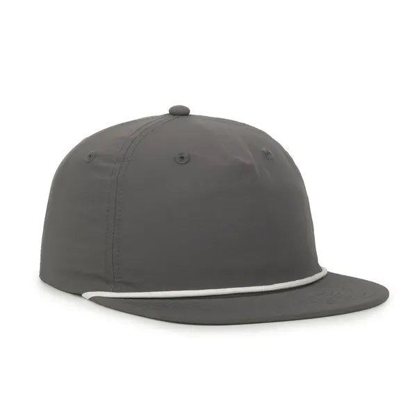 5 Panel High Crown w/Cord
