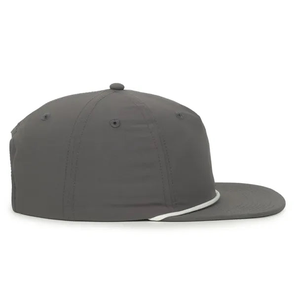 5 Panel High Crown w/Cord